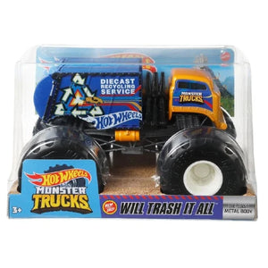 HOT WHEELS MONSTER TRUCKS 1 to 24 ASST