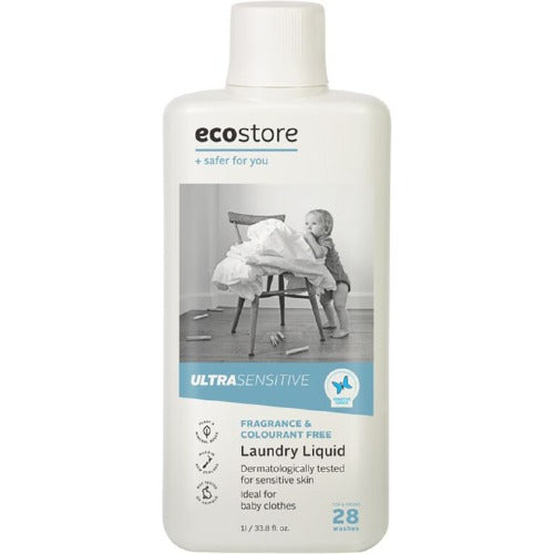 Ecostore  Ultra Conc Laundry Liquid  Ultra Sensitive 1 litre