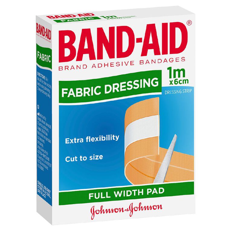 Band-Aid Fabric Dressing 6cm Wide 1m