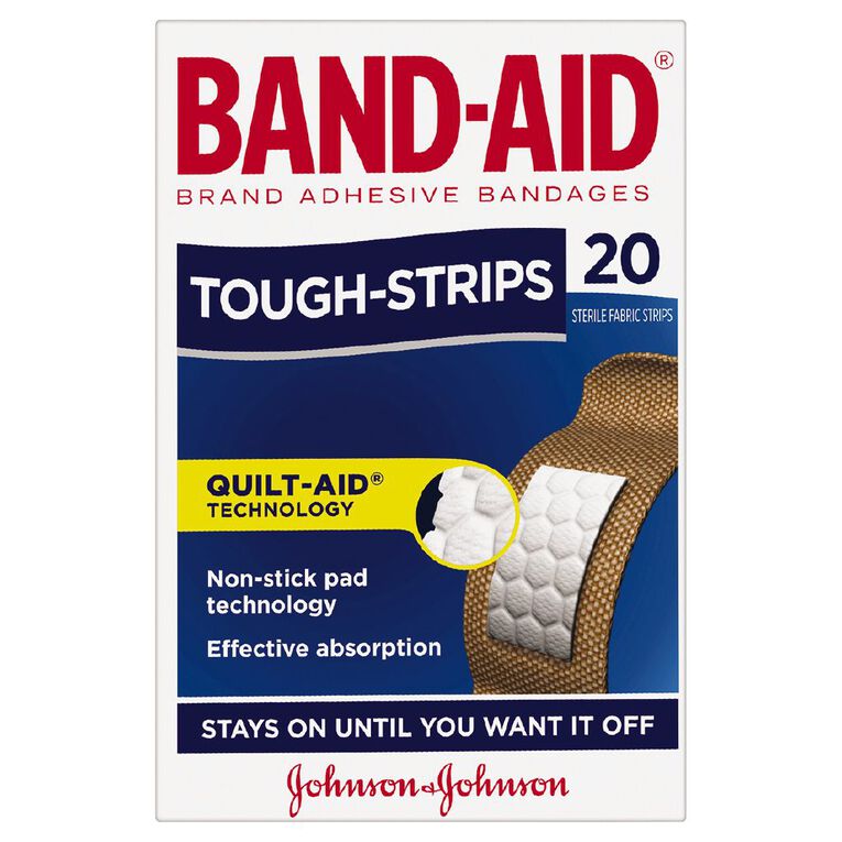 Band-Aid Tough-Strips Sterile Fabric Strips 20pk