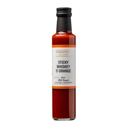 Herb & Spice Mill Sticky Whiskey & Orange Rib sauce 250ml