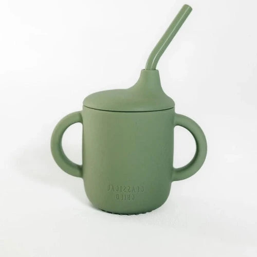 Silicone First Cup Sage