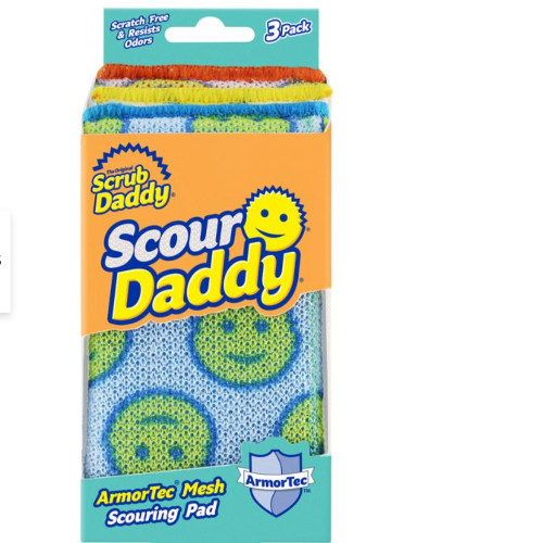 Scour Daddy Mesh Scouring Pads 3pk