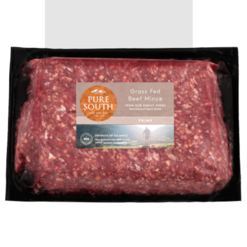 Pure South Beef Mince 85CL Fresh 1kg