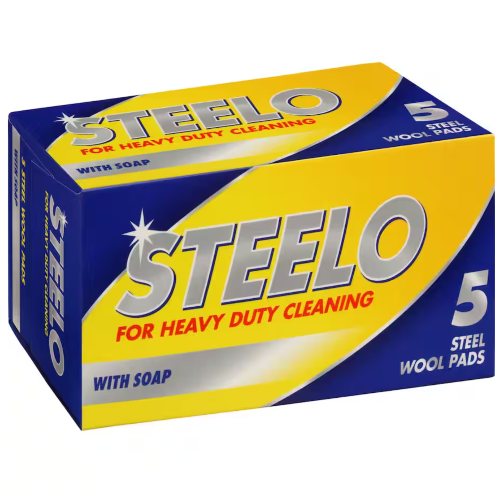 Steelo Stainless Soap Pads Lemon 5pk
