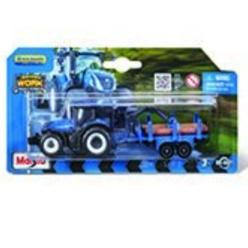 Maisto Mini Work Machine Tractor w/trailer