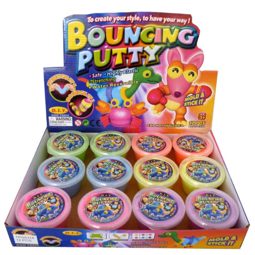 Putty bouncing assorted colours