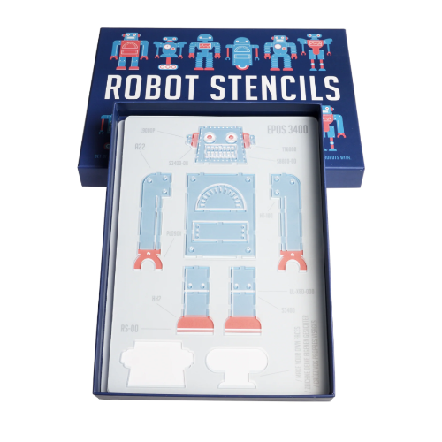 Robot Stencils - Four Set