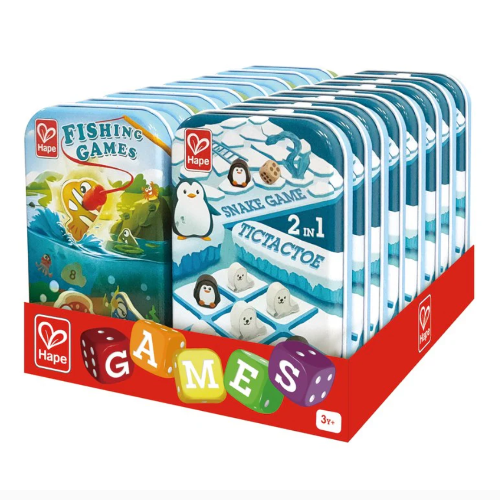 Hape Classic Pocket Games - 4 Assort