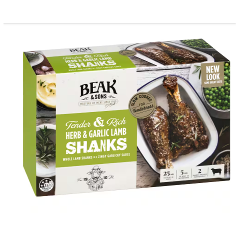 Beak & Sons Lamb Shank Herb & Garlic
