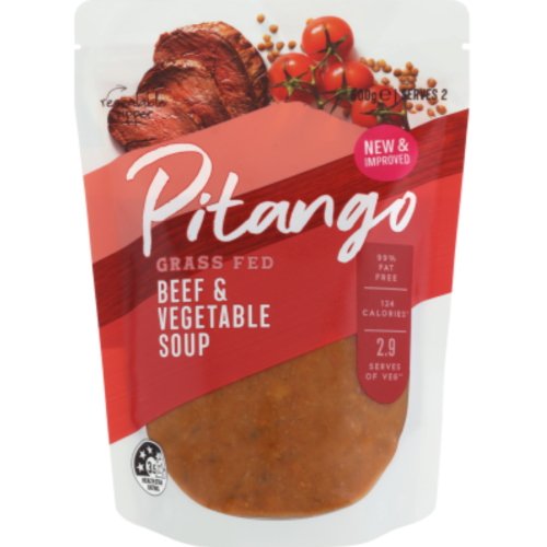 Pitango Soup Grass Fed Beef & Vegetable 600g