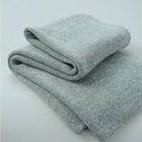 Grey Chambray Throw