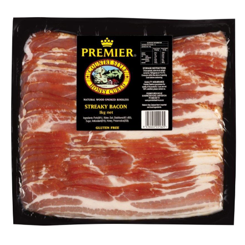 Premier Streaky Bacon 1kg