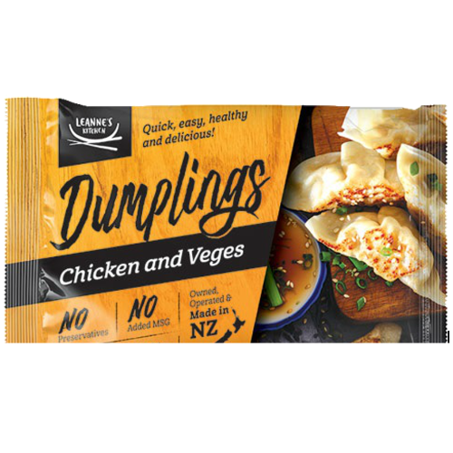 Leannes Kitchen Chicken & Veg Dumplings 1kg