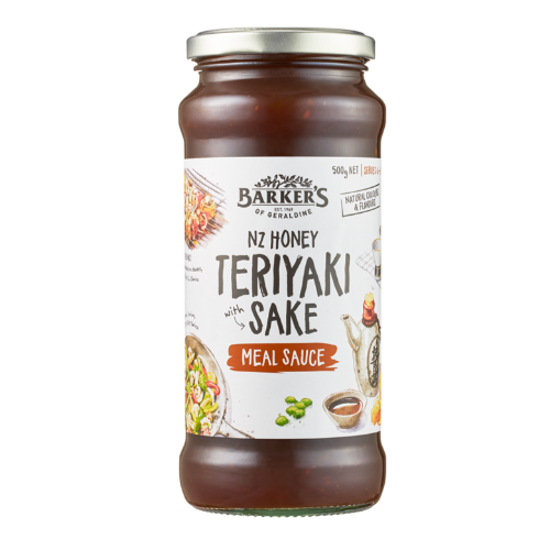 Barkers Honey Teriyaki With Sake Meal Sauce 500g