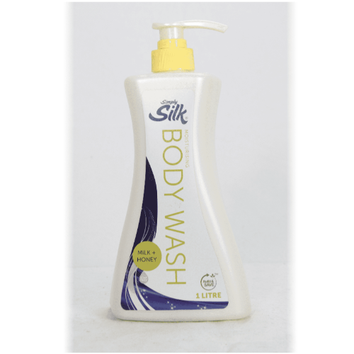 Simply Silk Milk & Honey Body Wash Pampering 1L