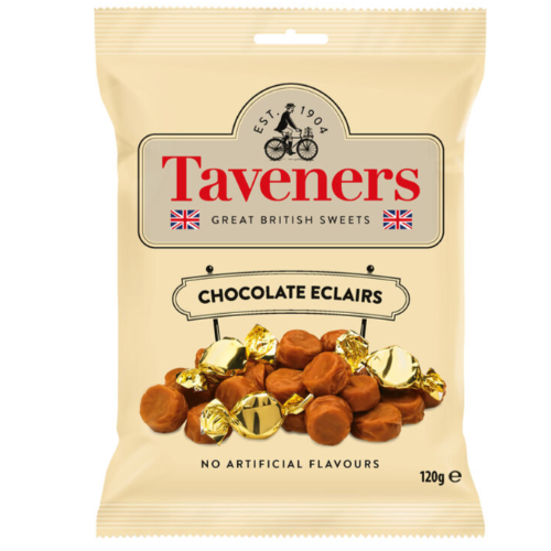 Taverners Chocolate Eclairs 120g