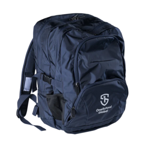 One School Schoolbag Navy Senior Large Airopak