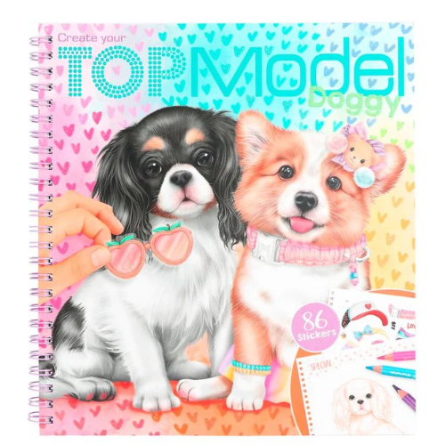 TopModel Colour Book Doggy