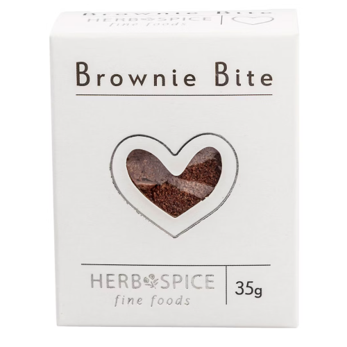 Herb & Spice Mill Mini Chocolate Heart Brownie 35g