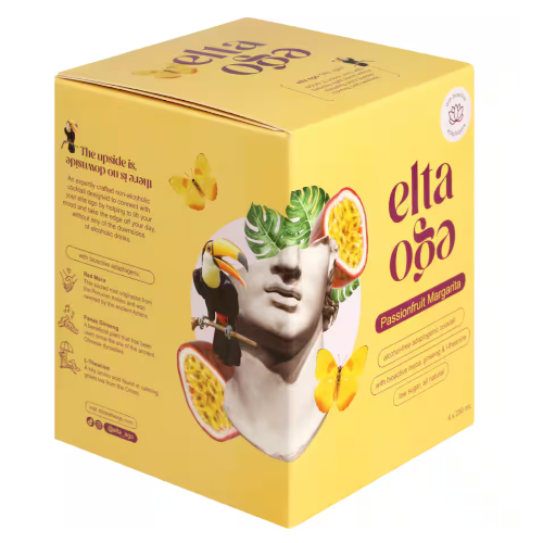 Elta Ego Passionfruit Margarita Carbonated Beverages 4pk