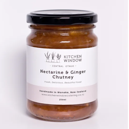 Kitchen Window Nectarine & Ginger Chutney 250ml