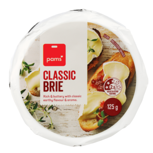 Pams Classic Brie 125g