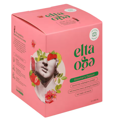 Elta Ego Strawberry Daiquiri Alcohol Free Cocktail 4pk