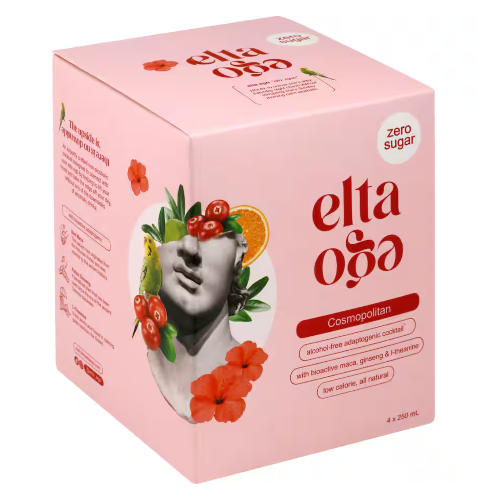 Elta Ego Cosmopolitan Alcohol Free Cocktail 4pk