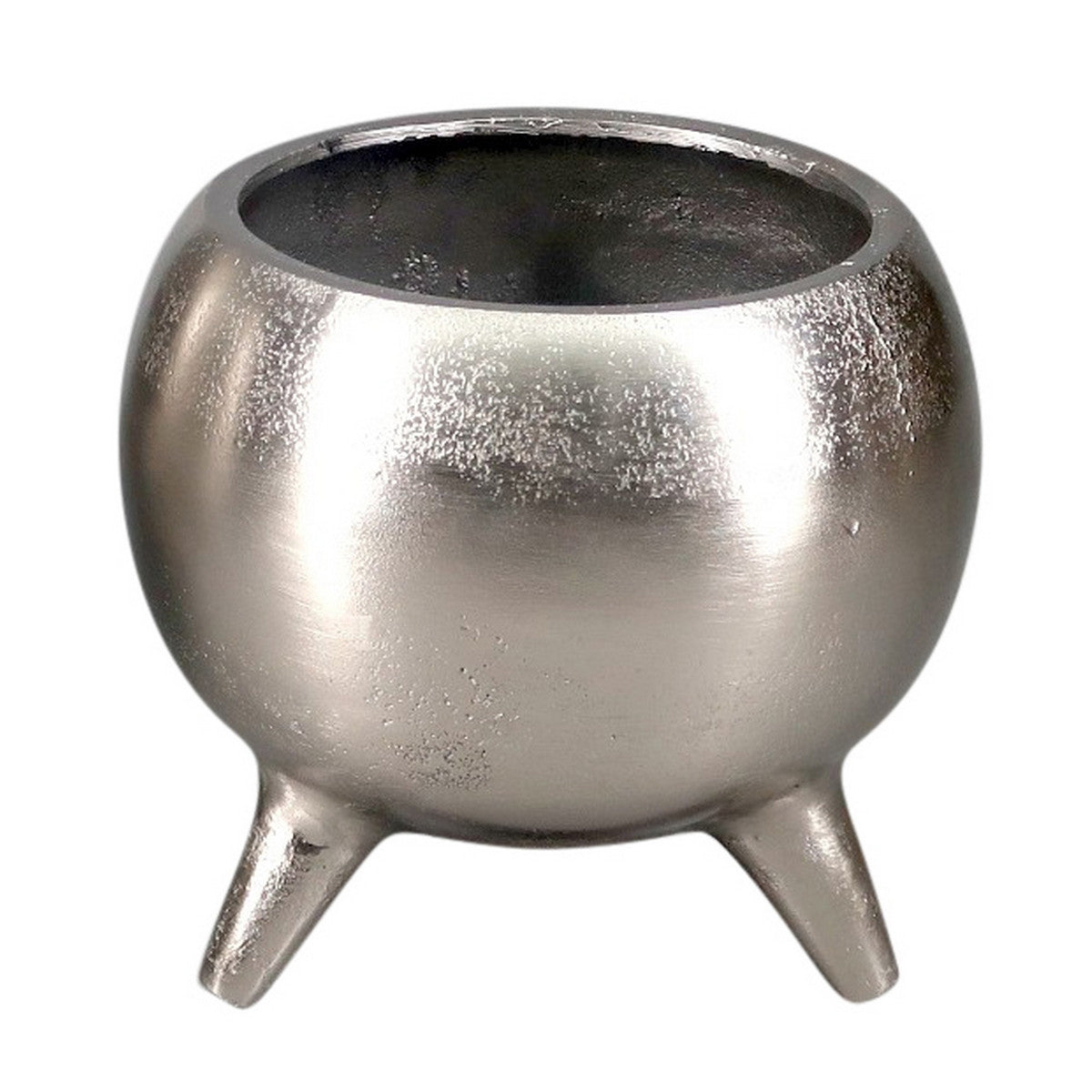 Aluminium 3 Leg Pot - Silver