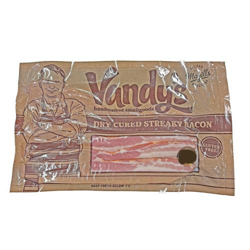 Vandys Dry Cured Streaky Bacon 500g