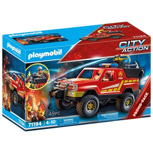 Playmobil Fire Rescue Truck Promo Pack
