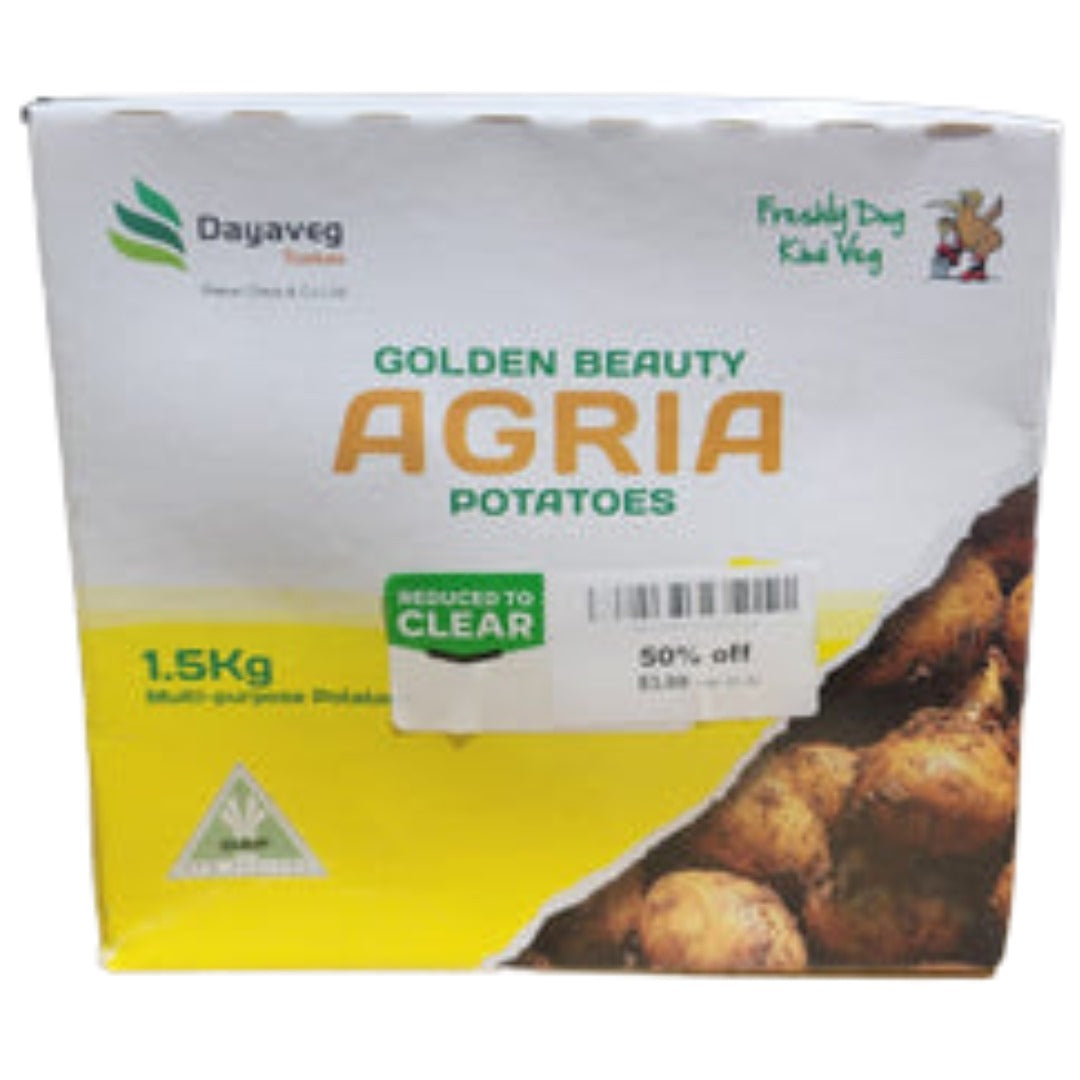 Potatoes Agria 1.5kg box