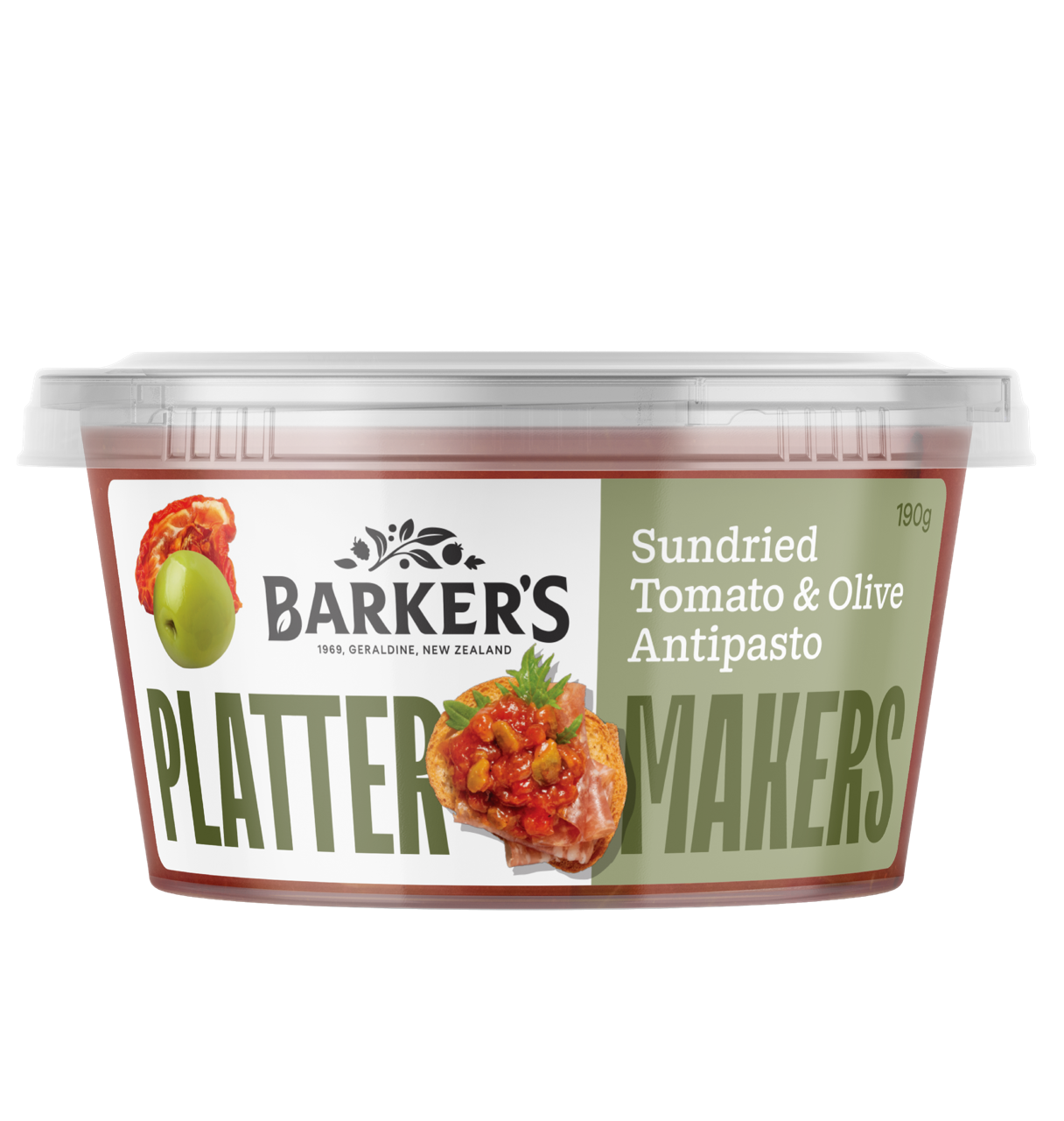 Barkers Platter Makers Sundried Tomato & Olive Antipasto 190g