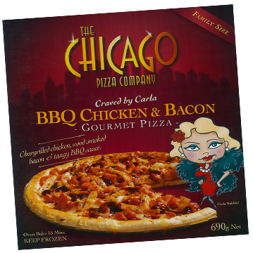 Chicago Pizza Chicken & Bacon 640g