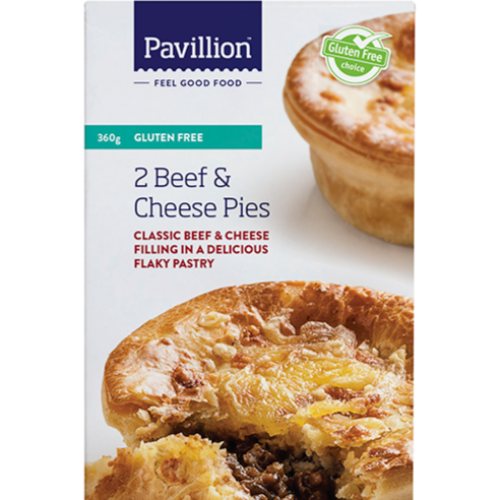 Pavillion Beef & Cheese Pies Gluten Free 2pk