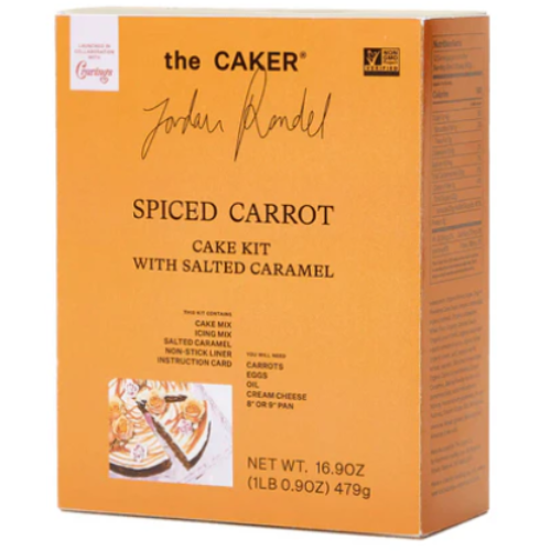 The Caker cake Mix Kit - Spiced Carrot w Salted Caramel