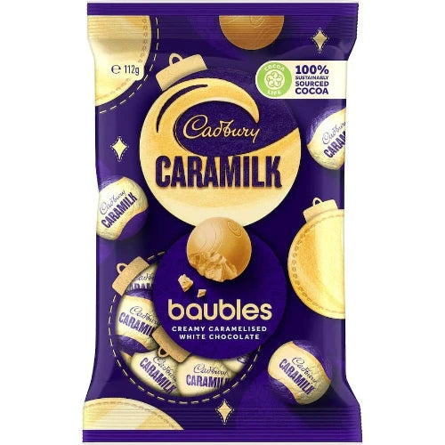 Cadbury Caramilk Baubles Chocolate Bag 112g