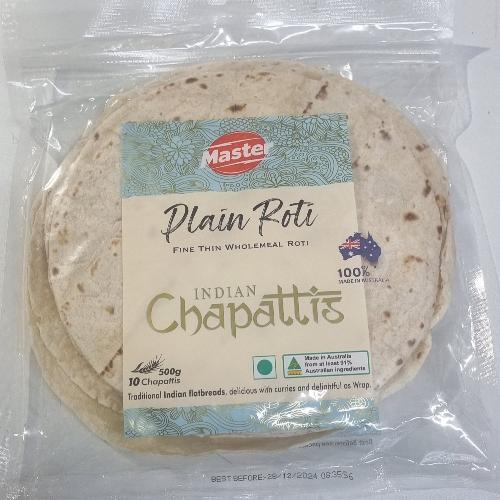 Master Plain Roti Indian Chapattis 10pk