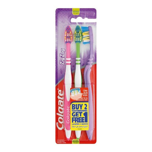 Colgate Toothbrush Zig Zag 3pk