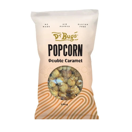 Dr Bugs Double Caramel Popcorn 150g