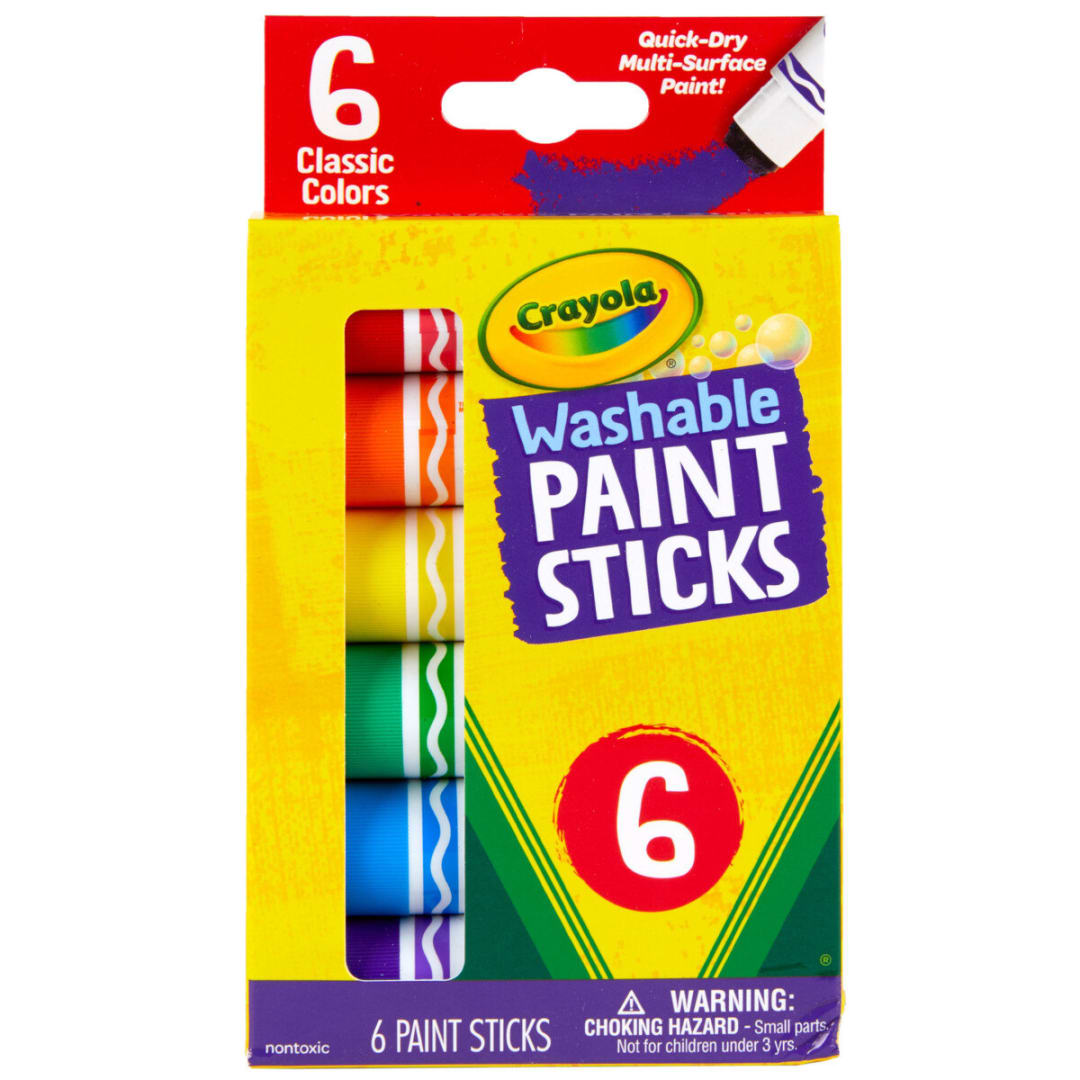 Crayola 6ct Washable Paint Sticks