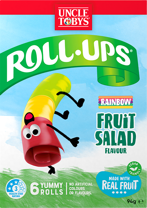 Uncle Tobys Rollups Fruit Salad 94g
