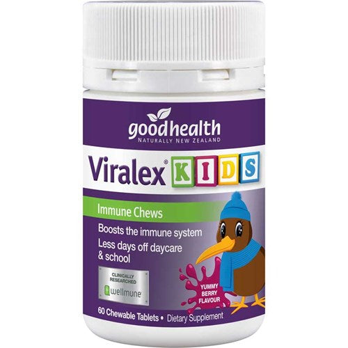 Good Health Viralex Kids Immune Chewable 60 Capsules