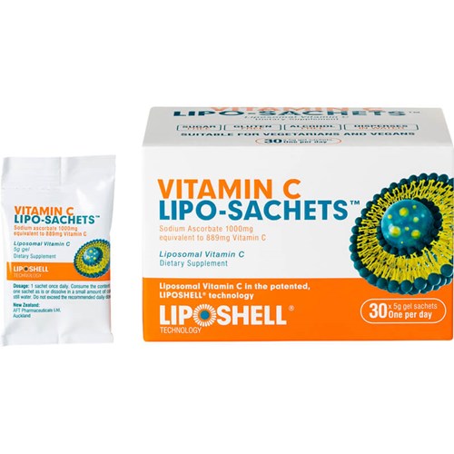Lipolife Gold Vitamin C Sachets Box 30