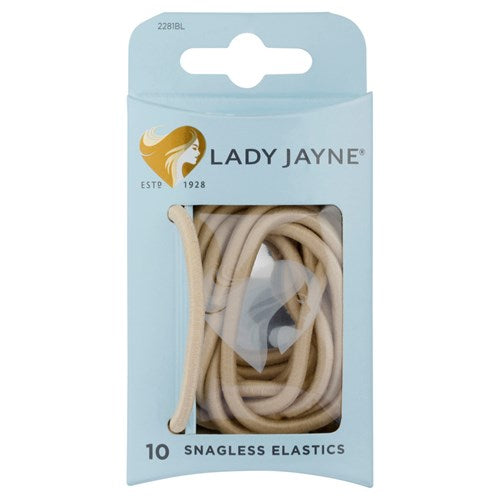 Lady Jayne 2281BL Elastics Snagless Blonde 10 Pack