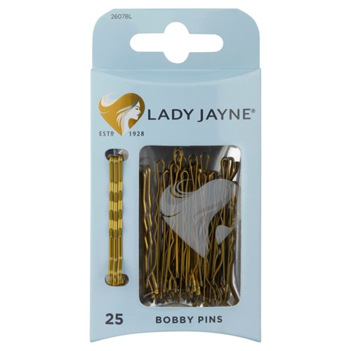 Lady Jayne 2607BL Bobby Pins Blonde 25 Pack