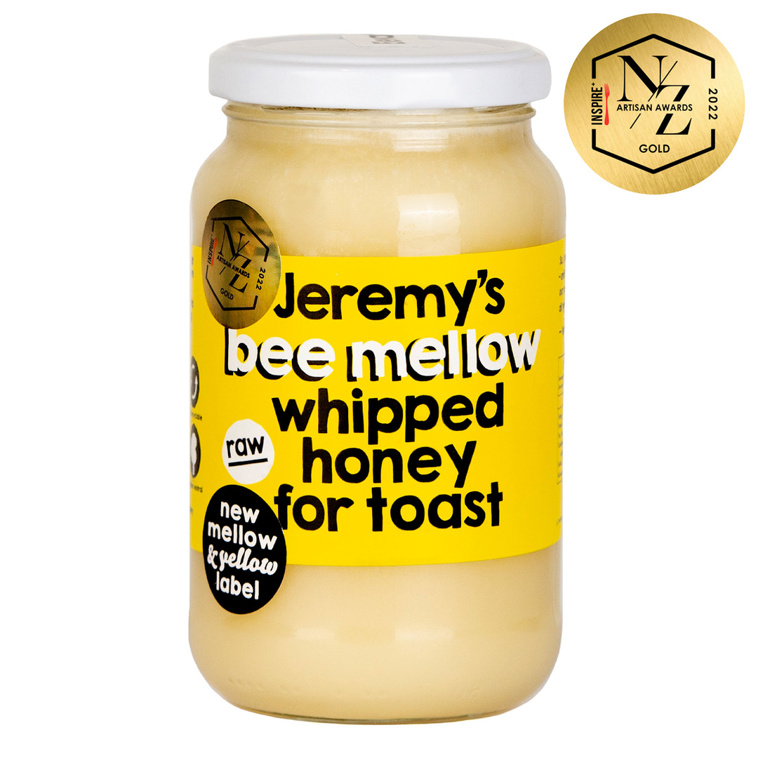 Jeremy's Bee Mellow Whipped Honey for Toast 480gm