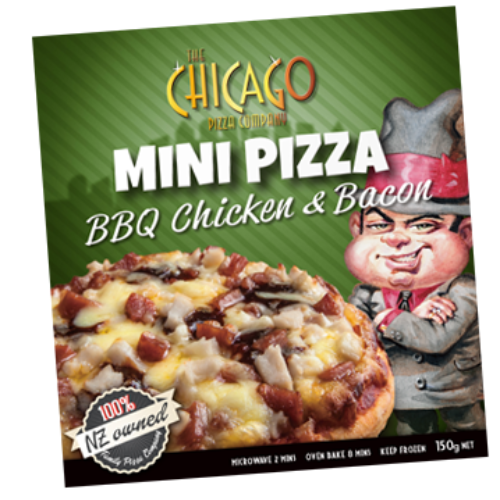 Chicago Mini Pizza BBQ Chicken & Bacon 150g