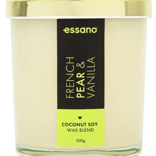 Essano Candle French Pear & Vanilla 300g